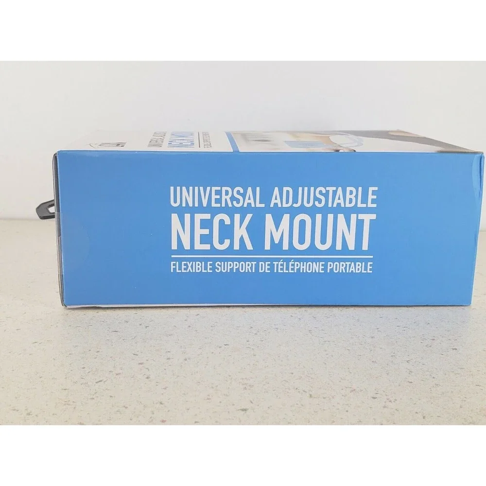Universal Adjustable LAX - Hands-Free Phone -Neck Mount - Blue NIB Sealed